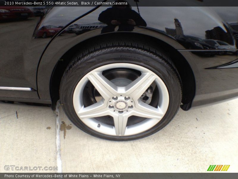 Black / Cashmere/Savanna 2010 Mercedes-Benz S 550 4Matic Sedan