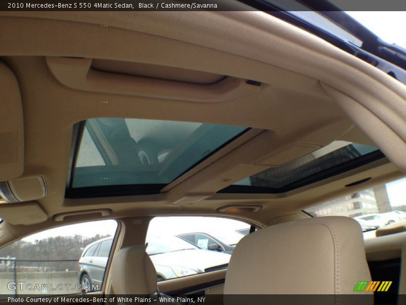 Black / Cashmere/Savanna 2010 Mercedes-Benz S 550 4Matic Sedan