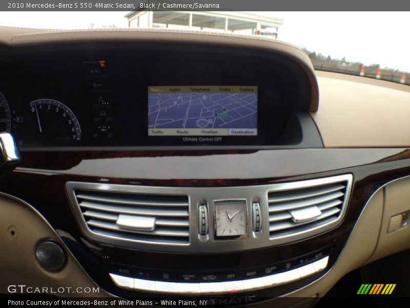 Black / Cashmere/Savanna 2010 Mercedes-Benz S 550 4Matic Sedan