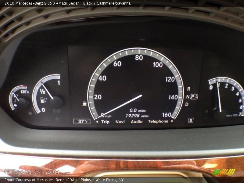 Black / Cashmere/Savanna 2010 Mercedes-Benz S 550 4Matic Sedan