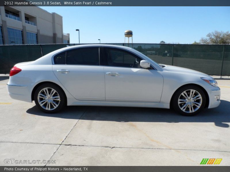 White Satin Pearl / Cashmere 2012 Hyundai Genesis 3.8 Sedan