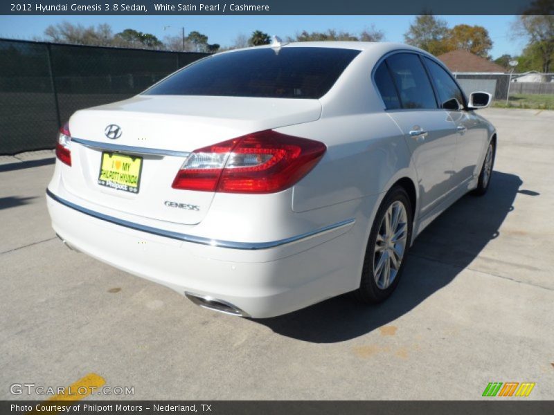White Satin Pearl / Cashmere 2012 Hyundai Genesis 3.8 Sedan