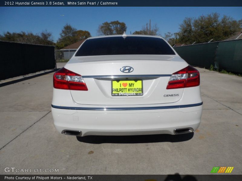 White Satin Pearl / Cashmere 2012 Hyundai Genesis 3.8 Sedan