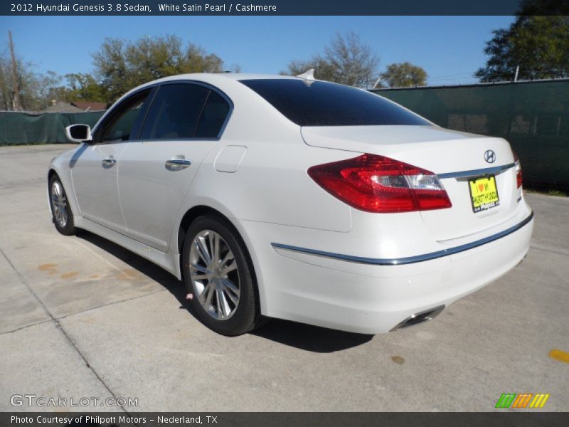 White Satin Pearl / Cashmere 2012 Hyundai Genesis 3.8 Sedan