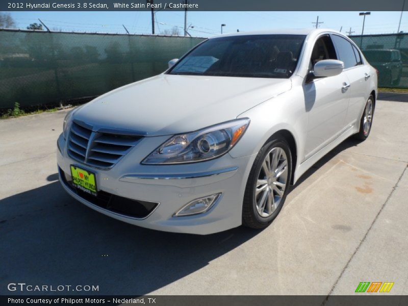 White Satin Pearl / Cashmere 2012 Hyundai Genesis 3.8 Sedan