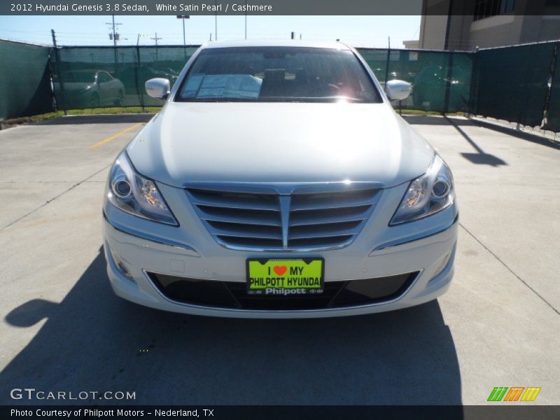 White Satin Pearl / Cashmere 2012 Hyundai Genesis 3.8 Sedan