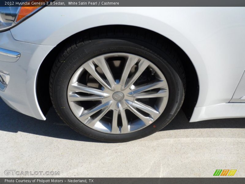 White Satin Pearl / Cashmere 2012 Hyundai Genesis 3.8 Sedan