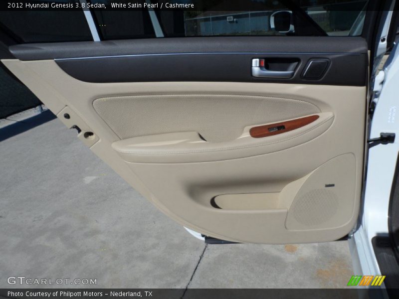 White Satin Pearl / Cashmere 2012 Hyundai Genesis 3.8 Sedan