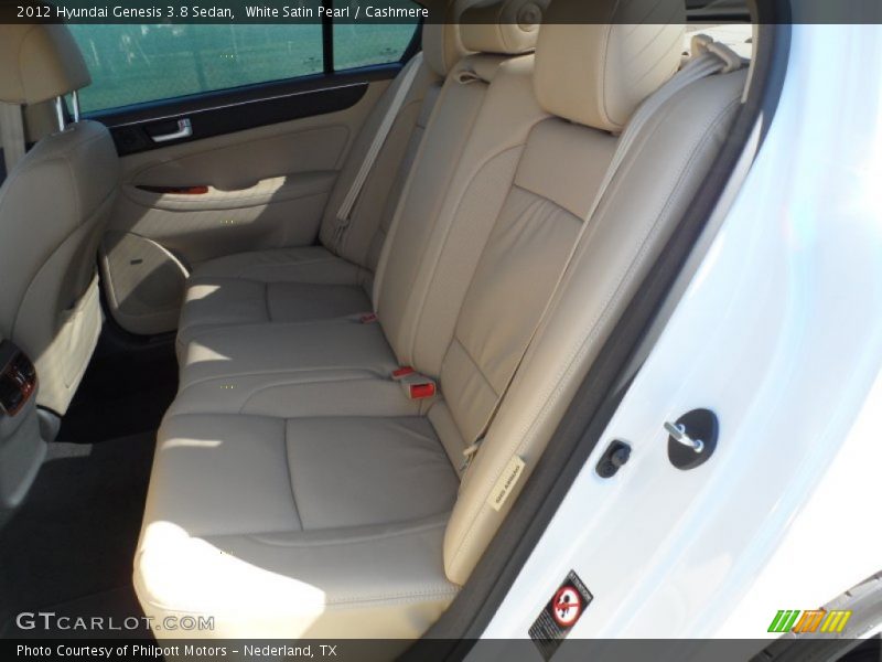 White Satin Pearl / Cashmere 2012 Hyundai Genesis 3.8 Sedan