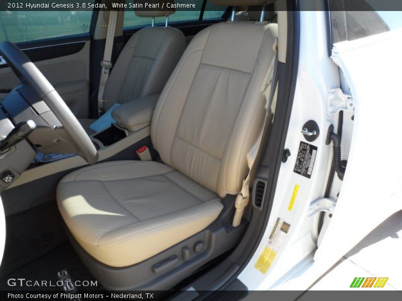 White Satin Pearl / Cashmere 2012 Hyundai Genesis 3.8 Sedan