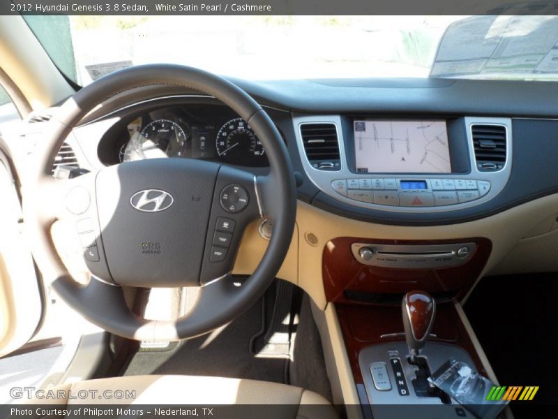 White Satin Pearl / Cashmere 2012 Hyundai Genesis 3.8 Sedan