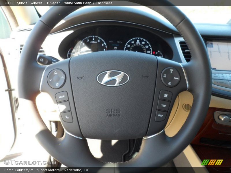 White Satin Pearl / Cashmere 2012 Hyundai Genesis 3.8 Sedan