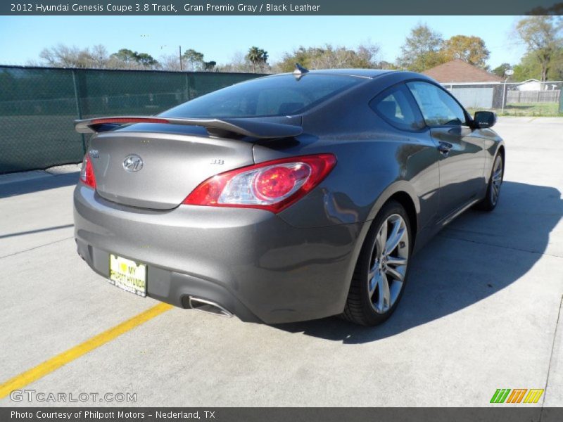 Gran Premio Gray / Black Leather 2012 Hyundai Genesis Coupe 3.8 Track