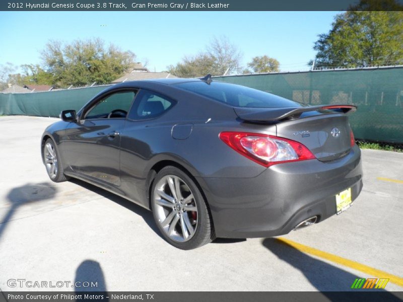 Gran Premio Gray / Black Leather 2012 Hyundai Genesis Coupe 3.8 Track