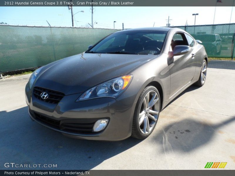 Gran Premio Gray / Black Leather 2012 Hyundai Genesis Coupe 3.8 Track