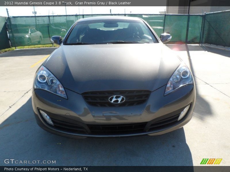 Gran Premio Gray / Black Leather 2012 Hyundai Genesis Coupe 3.8 Track