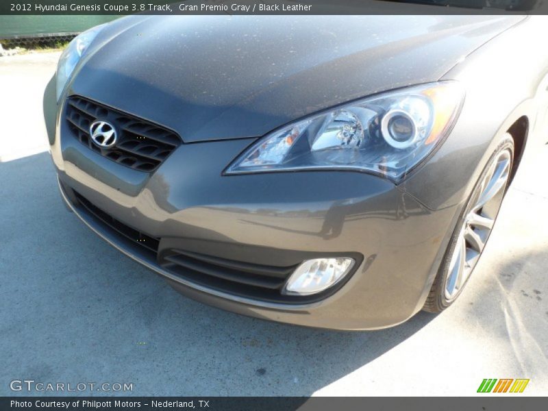 Gran Premio Gray / Black Leather 2012 Hyundai Genesis Coupe 3.8 Track