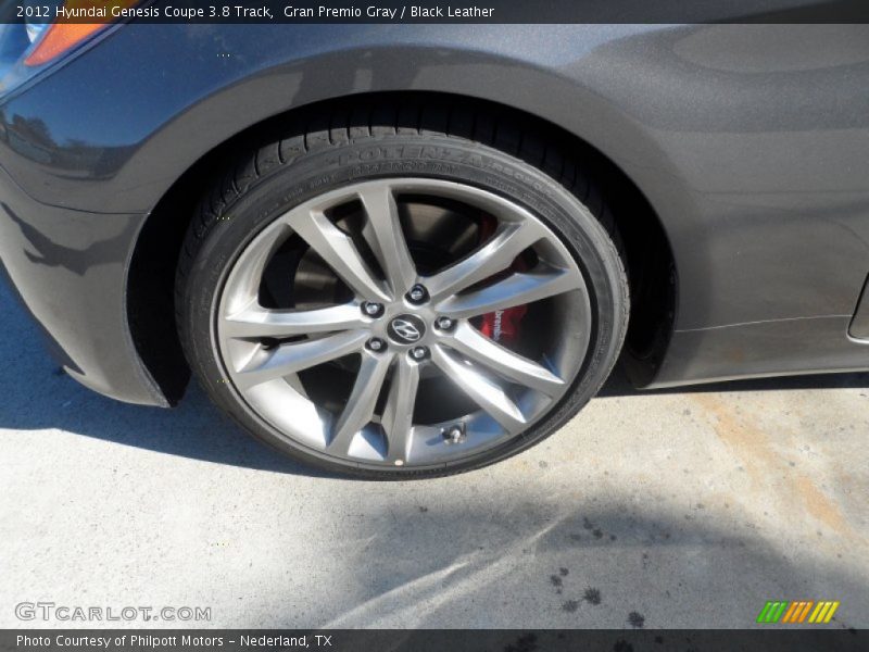 Gran Premio Gray / Black Leather 2012 Hyundai Genesis Coupe 3.8 Track