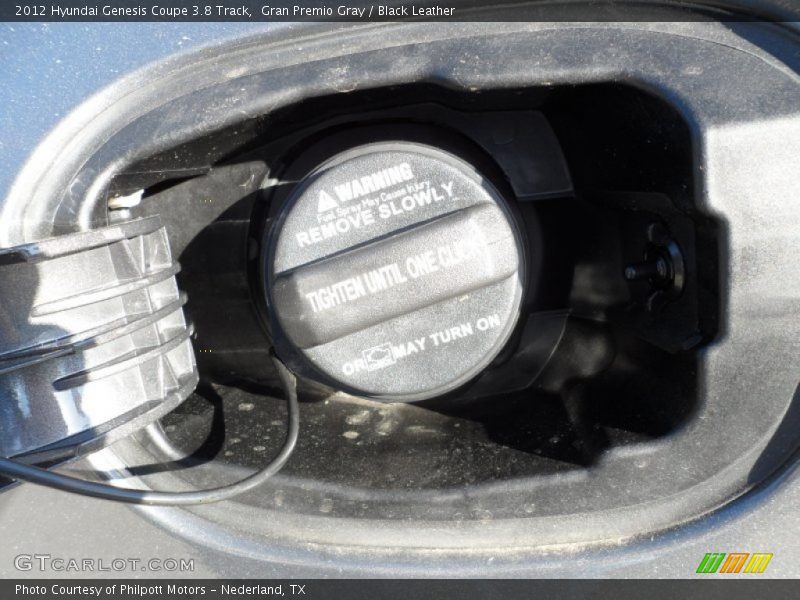 Gran Premio Gray / Black Leather 2012 Hyundai Genesis Coupe 3.8 Track