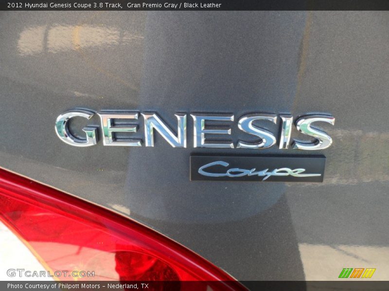 Gran Premio Gray / Black Leather 2012 Hyundai Genesis Coupe 3.8 Track