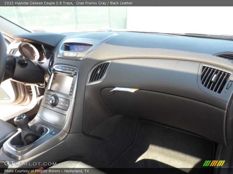 Gran Premio Gray / Black Leather 2012 Hyundai Genesis Coupe 3.8 Track