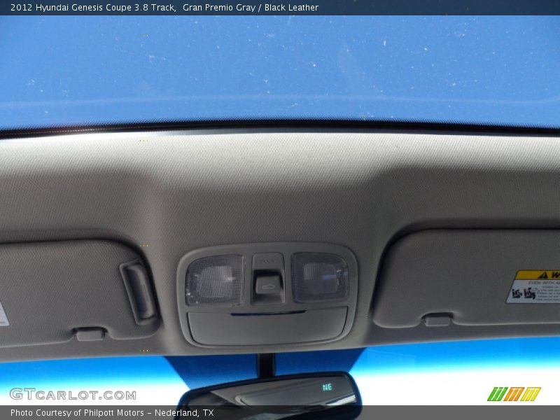 Gran Premio Gray / Black Leather 2012 Hyundai Genesis Coupe 3.8 Track