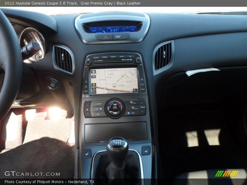 Gran Premio Gray / Black Leather 2012 Hyundai Genesis Coupe 3.8 Track