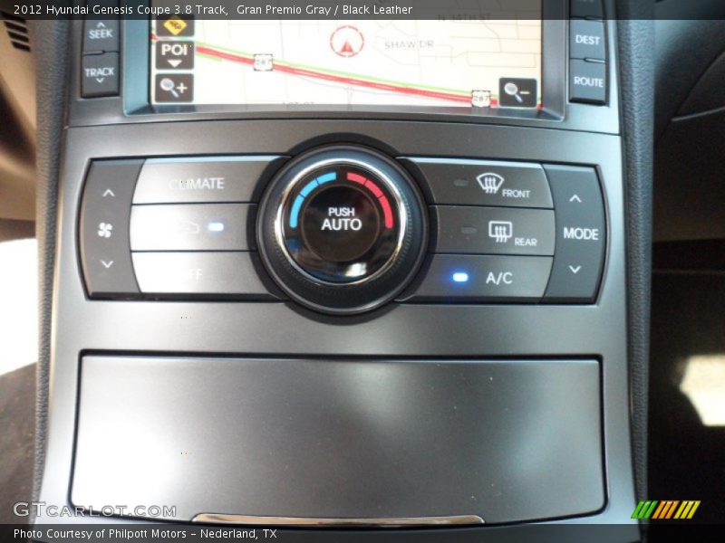 Gran Premio Gray / Black Leather 2012 Hyundai Genesis Coupe 3.8 Track