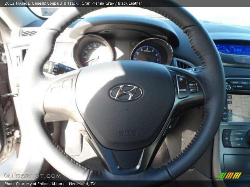 Gran Premio Gray / Black Leather 2012 Hyundai Genesis Coupe 3.8 Track
