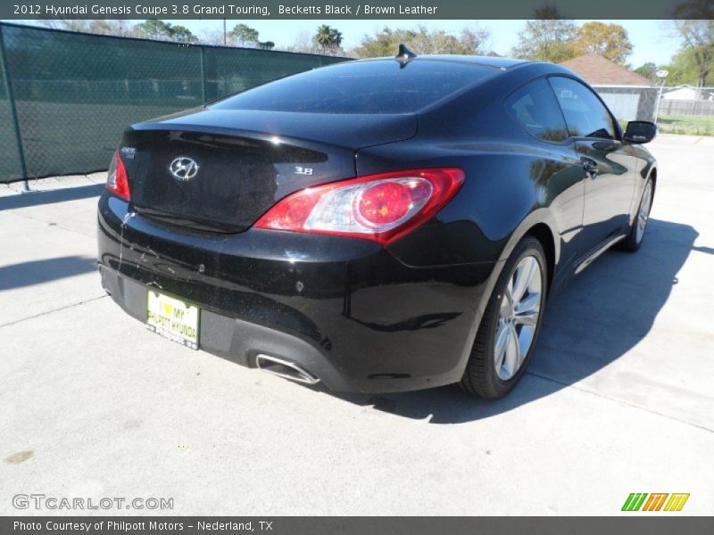 Becketts Black / Brown Leather 2012 Hyundai Genesis Coupe 3.8 Grand Touring