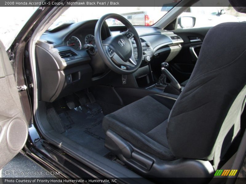  2008 Accord LX-S Coupe Black Interior