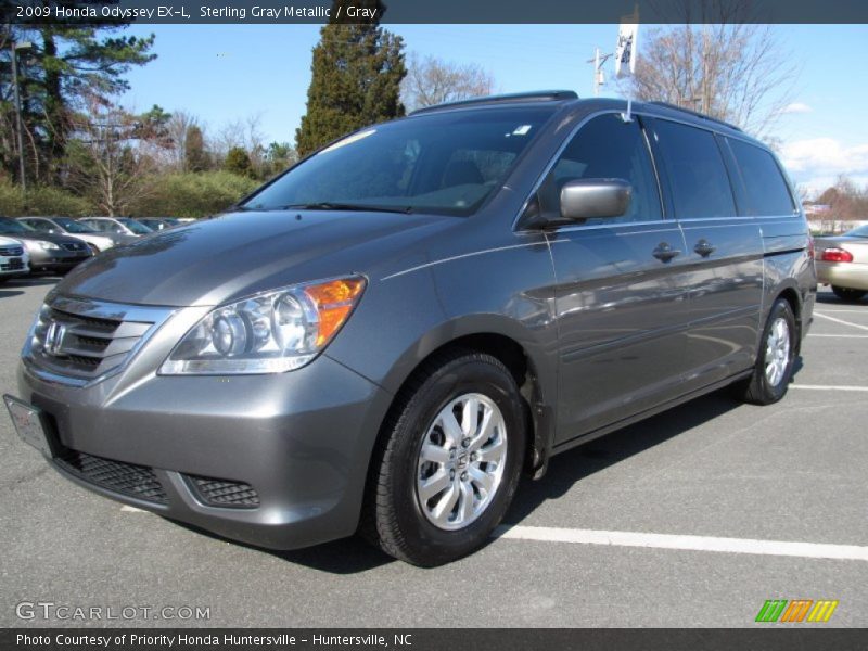 Sterling Gray Metallic / Gray 2009 Honda Odyssey EX-L