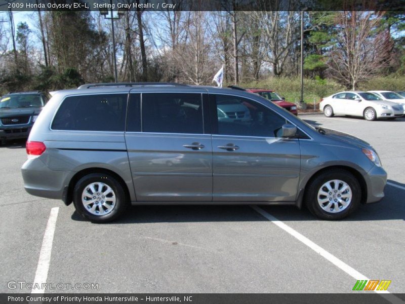 Sterling Gray Metallic / Gray 2009 Honda Odyssey EX-L