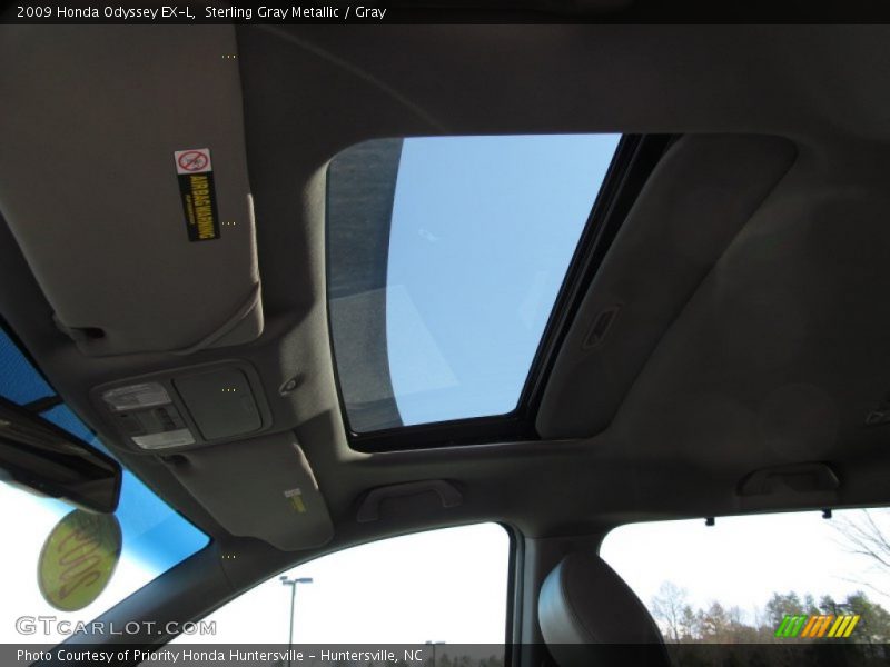 Sterling Gray Metallic / Gray 2009 Honda Odyssey EX-L