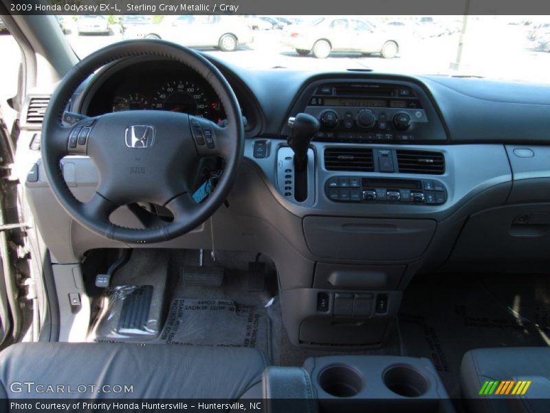 Sterling Gray Metallic / Gray 2009 Honda Odyssey EX-L