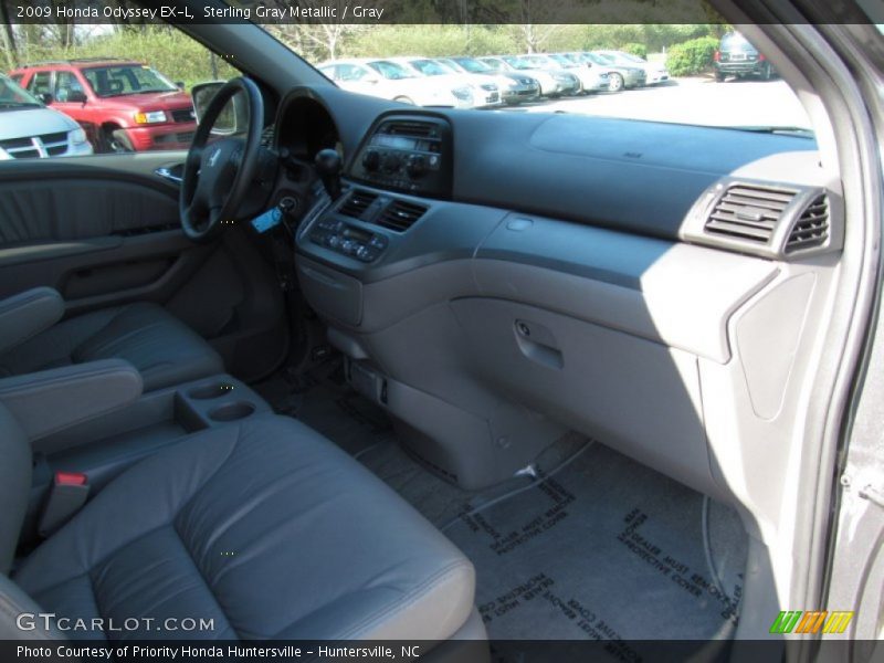 Sterling Gray Metallic / Gray 2009 Honda Odyssey EX-L