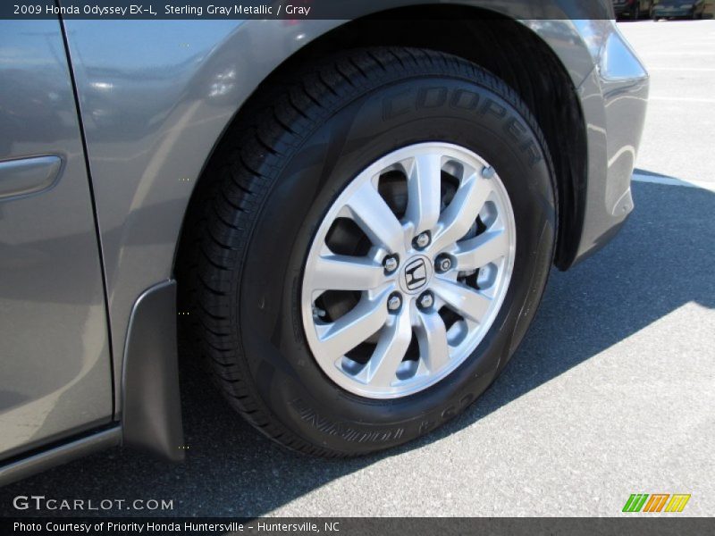 Sterling Gray Metallic / Gray 2009 Honda Odyssey EX-L