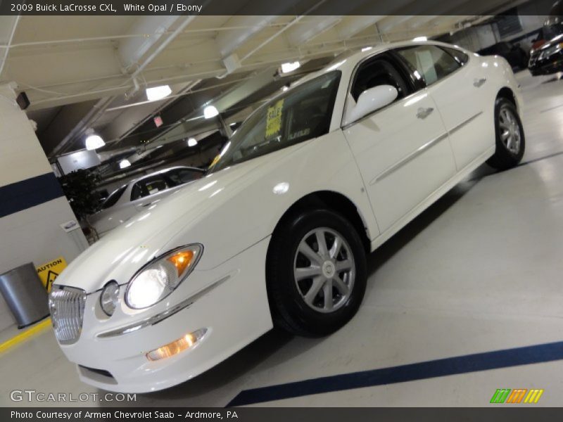 White Opal / Ebony 2009 Buick LaCrosse CXL