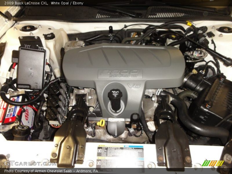White Opal / Ebony 2009 Buick LaCrosse CXL