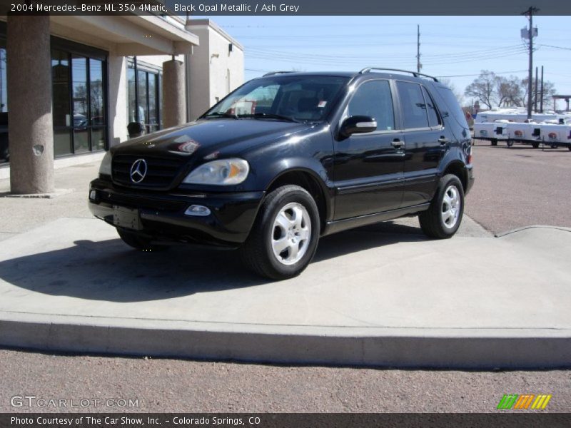 Black Opal Metallic / Ash Grey 2004 Mercedes-Benz ML 350 4Matic