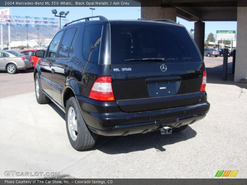 Black Opal Metallic / Ash Grey 2004 Mercedes-Benz ML 350 4Matic