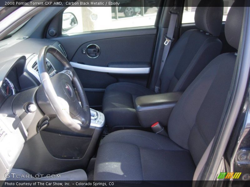 Carbon Black Metallic / Ebony 2008 Pontiac Torrent GXP AWD