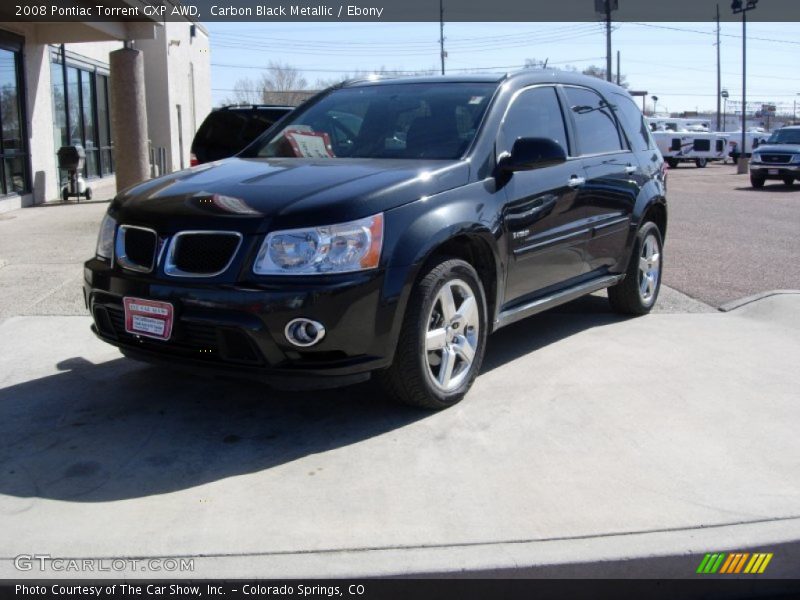 Carbon Black Metallic / Ebony 2008 Pontiac Torrent GXP AWD