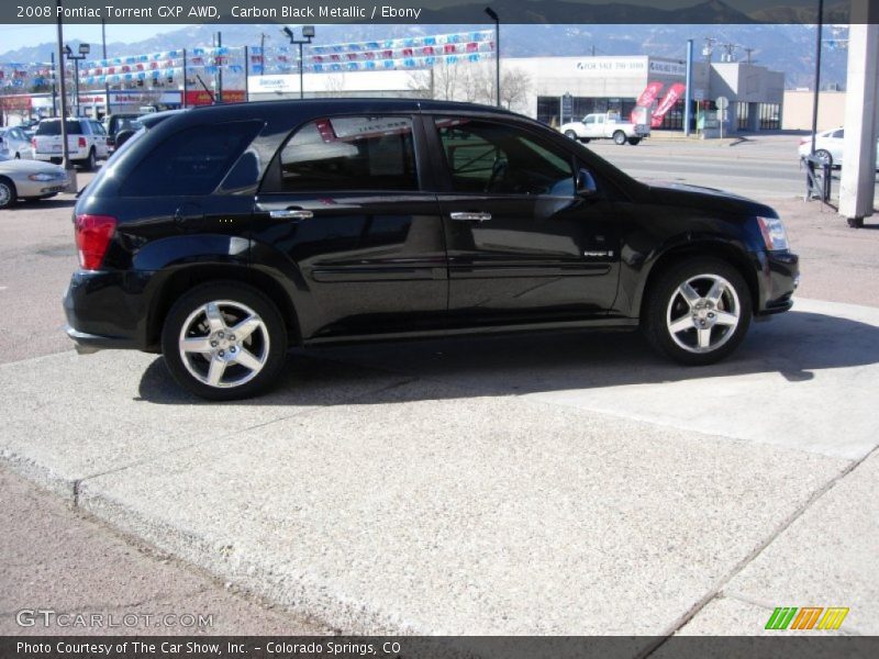 Carbon Black Metallic / Ebony 2008 Pontiac Torrent GXP AWD