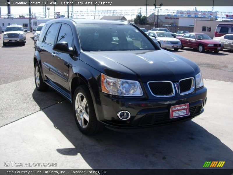 Carbon Black Metallic / Ebony 2008 Pontiac Torrent GXP AWD