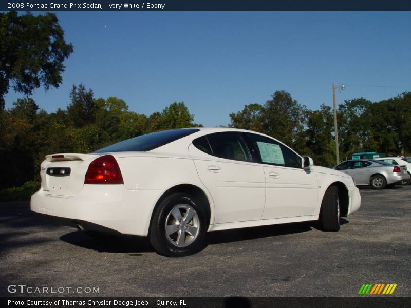 Ivory White / Ebony 2008 Pontiac Grand Prix Sedan