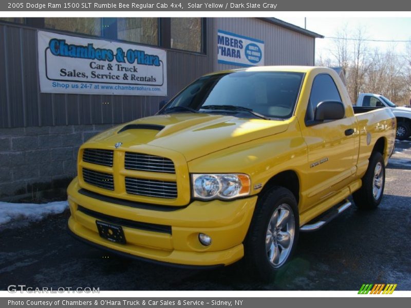 Solar Yellow / Dark Slate Gray 2005 Dodge Ram 1500 SLT Rumble Bee Regular Cab 4x4