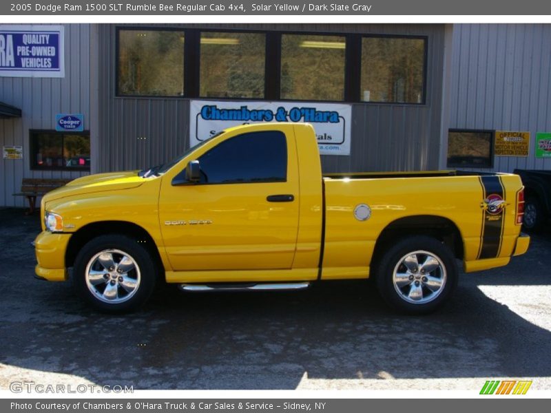 Solar Yellow / Dark Slate Gray 2005 Dodge Ram 1500 SLT Rumble Bee Regular Cab 4x4