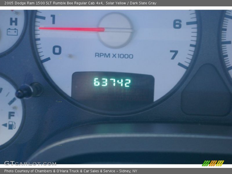 Solar Yellow / Dark Slate Gray 2005 Dodge Ram 1500 SLT Rumble Bee Regular Cab 4x4