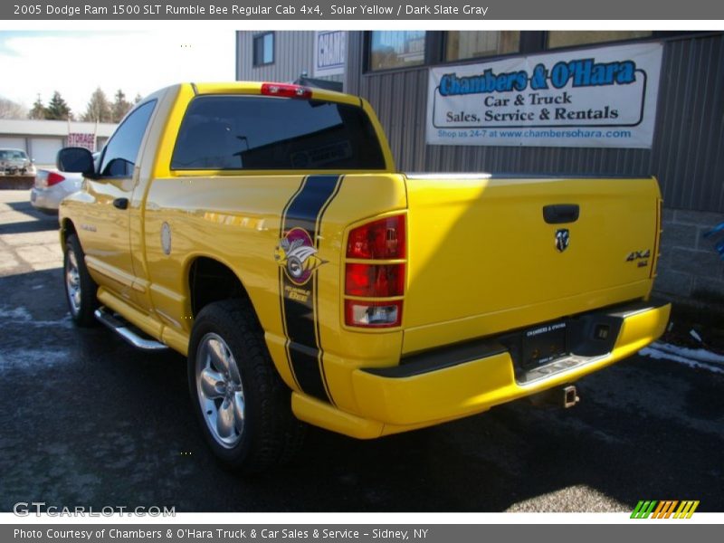 Solar Yellow / Dark Slate Gray 2005 Dodge Ram 1500 SLT Rumble Bee Regular Cab 4x4